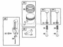 Part Location Diagram of 699658 Briggs and Stratton Ring Set (Standard)